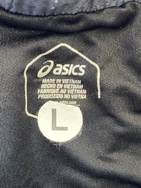 ASICS SHORTS SPORTSWEAR ΜΠΛΕ ΑΝΤΡΙΚΟ PRE OWNED L