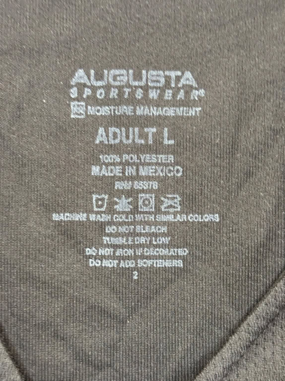 AUGUSTA SPORTSWEAR BASEBALL JERSEY MINIMAL ΜΑΥΡΟ UNISEX PRE OWNED L
