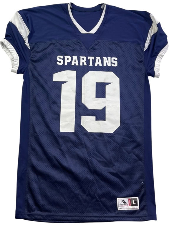 AUGUSTA SPORTSWEAR JERSEY GRAPHIC NAVY ΑΝΤΡΙΚΟ PRE OWNED L