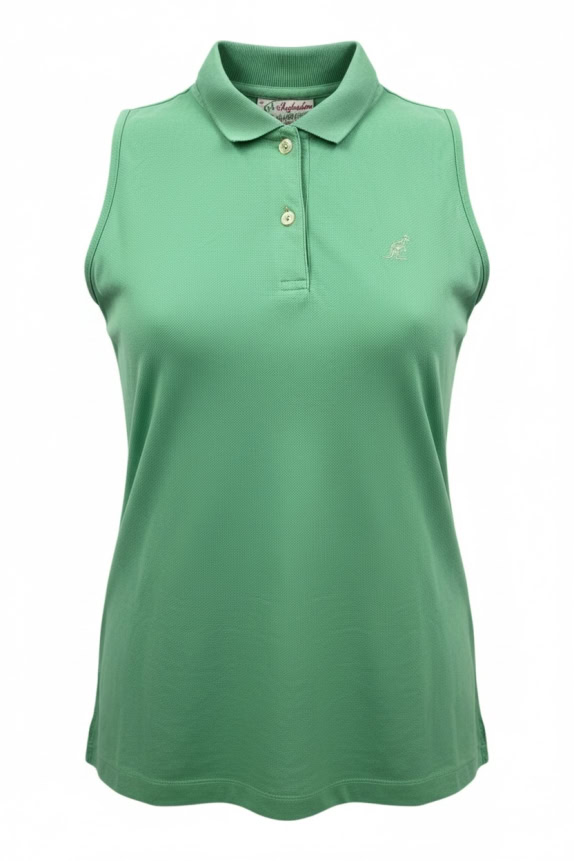 AUSTRALIAN BY ALPINA ΑΜΑΝΙΚΗ ΜΠΛΟΥΖΑ POLO VINTAGE LOGO ΠΡΑΣΙΝΟ ΓΥΝΑΙΚΕΙΟ S