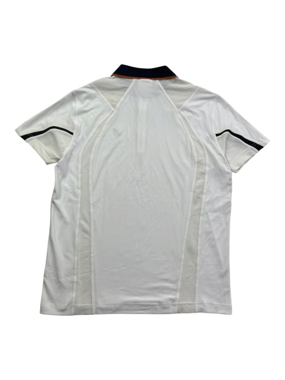 AUSTRALIAN BY L\'ALPINA Polo con logo vintage bianco da uomo XXL
