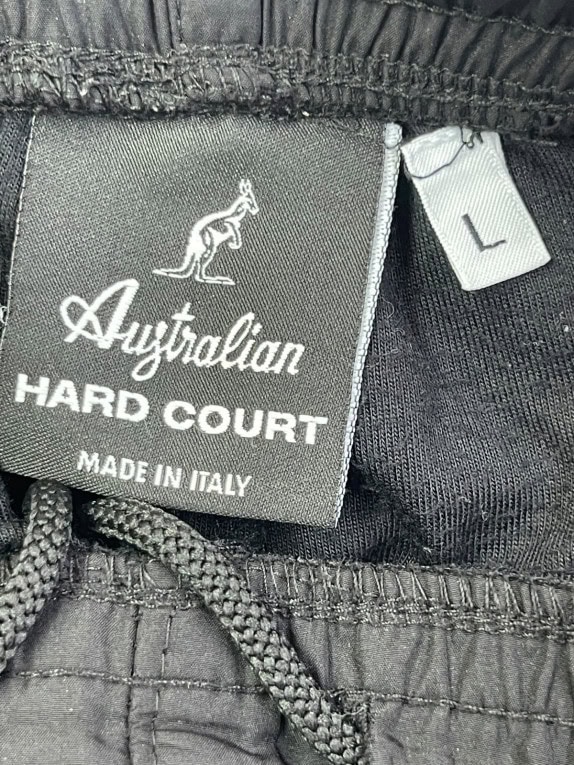AUSTRALIAN HARD COURT ΠΑΝΤΕΛΟΝΙ ΦΟΡΜΑΣ SPORTSWEAR ΜΑΥΡΟ UNISEX PRE OWNED L