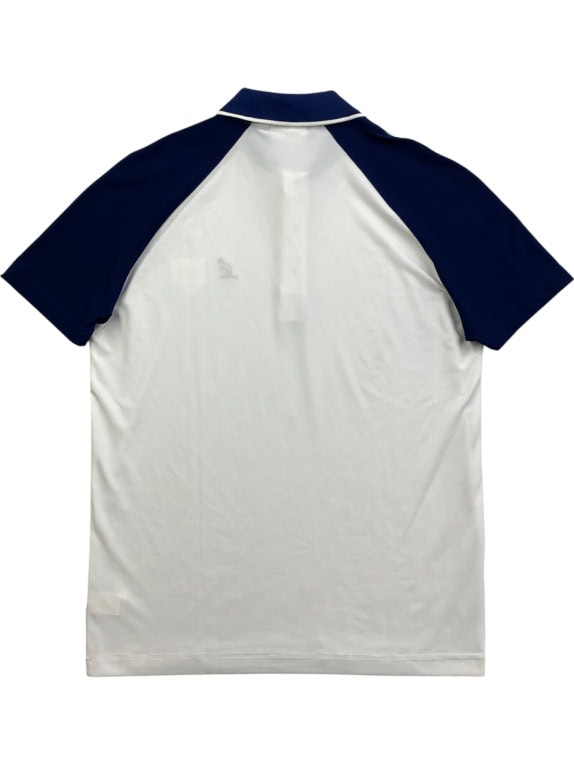 AUSTRALIAN POLO T-SHIRT VINTAGE LOGO WHITE/BLUE MEN'S XL