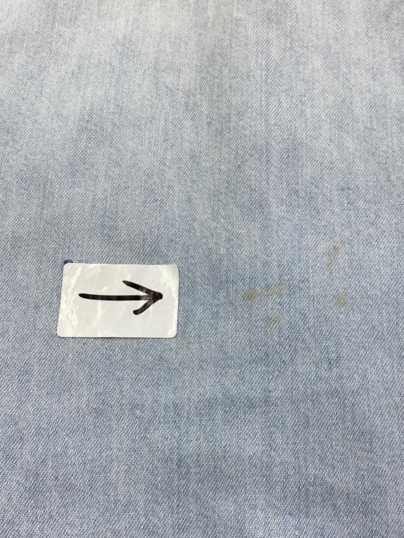 AVIREX LTD SHIRT VINTAGE DENIM WITH LOGO LIGHT BLUE MEN'S L
