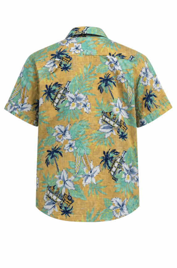 AZOD ALOHA SHIRT GRAPHIC ΚΙΤΡΙΝΟ ΑΝΤΡΙΚΟ PRE OWNED S