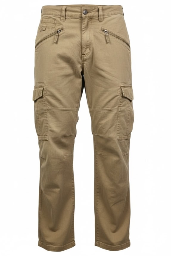 B-Staff Casual Vintage Cargo Παντελόνι Μπεζ Ανδρικό