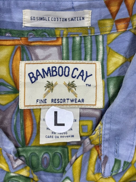 BAMBOO CAY ΠΟΥΚΑΜΙΣΟ RETRO ΠΟΛΥΧΡΩΜΟ ΑΝΤΡΙΚΟ PRE OWNED L