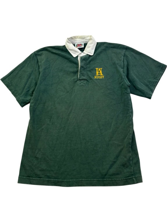 BARBARIAN MAGLIA RUGBY VINTAGE SPORTSWEAR VERDE UOMO PRE OWNED L