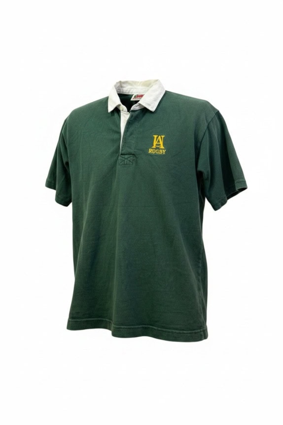 BARBARIAN ΜΠΛΟΥΖΑ ΡΑΓΚΜΠΙ VINTAGE SPORTSWEAR ΠΡΑΣΙΝΟ ΑΝΤΡΙΚΟ PRE OWNED L