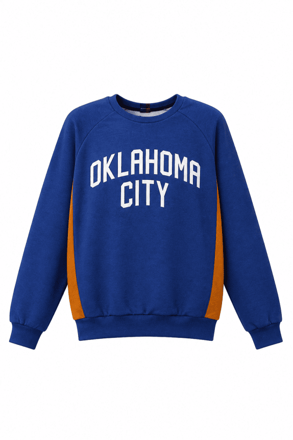 1990s BASKETBALL SWEATSHIRT GRAPHIC BLUE ΑΝΤΡΙΚΟ PRE OWNED M
