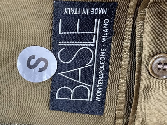 90s BASILE SUIT CLASSIC BROWN MEN PRE OWNED S