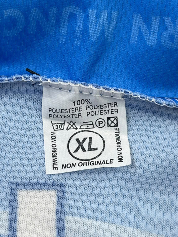 BAYERN MUNICH ΦΑΝΕΛΑ ΠΟΔΟΣΦΑΙΡΟΥ RETRO SPORTSWEAR ΜΠΛΕ ΑΝΤΡΙΚΟ PRE OWNED XL
