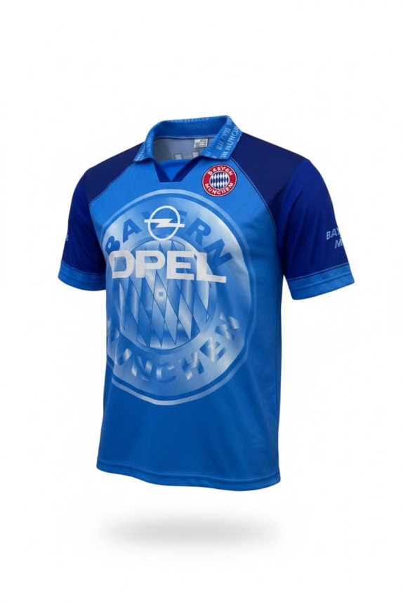 BAYERN MUNICH MAGLIA DA CALCIO RETRO SPORTSWEAR BLU UOMO PRE OWNED XL