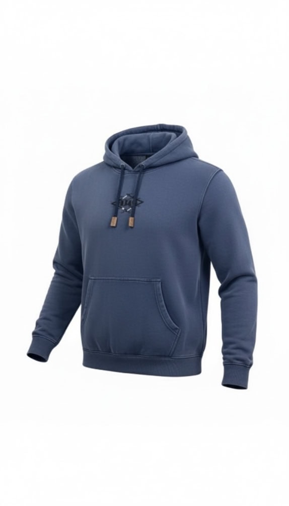 BEAR ΦΟΥΤΕΡ ΜΕ ΚΟΥΚΟΥΛΑ VINTAGE WASHED BLUE ΑΝΔΡΙΚΟ L