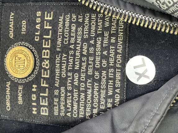 1990S BELFE  ΜΠΟΥΦΑΝ ΜΑΥΡΟ ΑΝΤΡΙΚΟ PRE OWNED XL