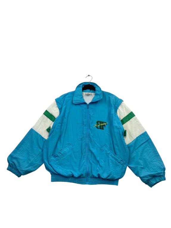 Belfe Set Tuta Vintage con Logo Azzurro Unisex XS-S