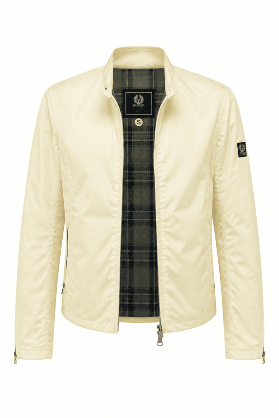 BELSTAFF BIKER JACKET CLASSIC OFF WHITE ΑΝΤΡΙΚΟ PRE OWNED S
