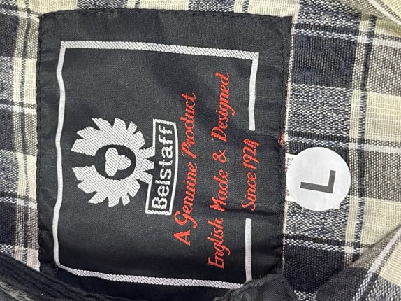 1990s BELSTAFF JACKET ΜΑΥΡΟ ΑΝΤΡΙΚΟ PRE OWNED L
