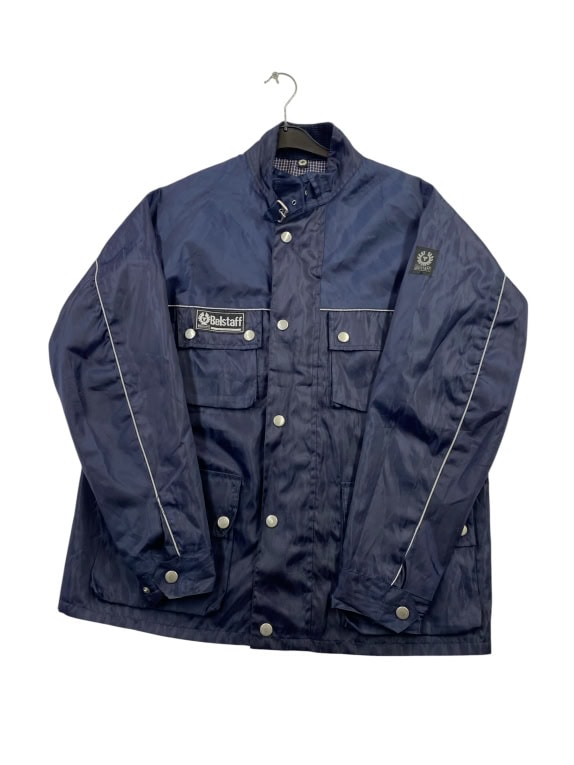 BELSTAFF JACKET VINTAGE ΛΟΓΟΤΥΠΟ ΜΠΛΕ ΑΝΔΡΙΚΟ S