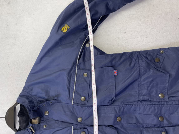 BELSTAFF JACKET WORKWEAR NAVY MEN PRE OWNED S