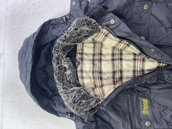 1990s BELSTAFF GIACCA COVER BLU DONNA PRE OWNED L