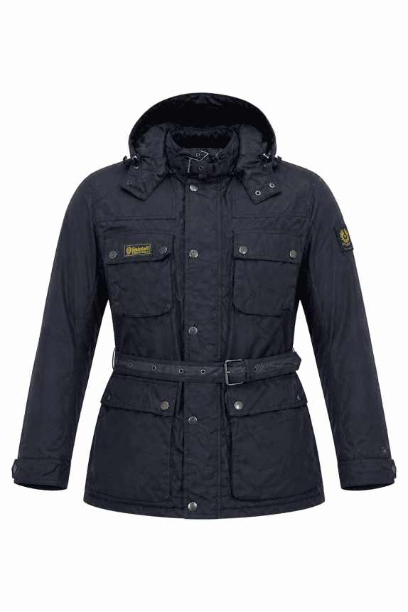 1990s BELSTAFF ΜΠΟΥΦΑΝ ΚΑΛΥΨΗΣ ΜΠΛΕ ΓΥΝΑΙΚΕΙΟ PRE OWNED L