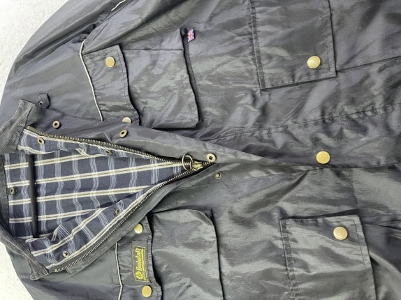 BELSTAFF ΜΠΟΥΦΑΝ ΚΛΑΣΙΚΟ ΜΑΥΡΟ ΑΝΤΡΙΚΟ PRE OWNED L