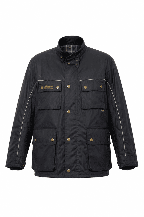 BELSTAFF ΜΠΟΥΦΑΝ ΚΛΑΣΙΚΟ ΜΑΥΡΟ ΑΝΤΡΙΚΟ PRE OWNED L