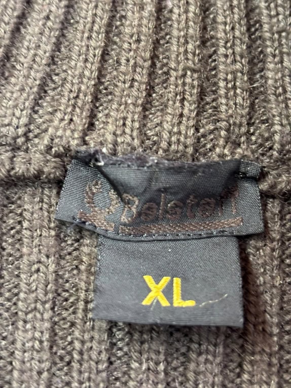 BELSTAFF ΠΟΥΛΟΒΕΡ ΜΕ ΦΕΡΜΟΥΑΡ CLASSIC ΚΑΦΕ ΑΝΤΡΙΚΟ PRE OWNED XL