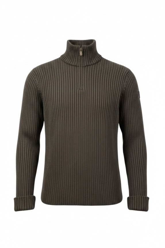 BELSTAFF ΠΟΥΛΟΒΕΡ ΜΕ ΦΕΡΜΟΥΑΡ CLASSIC ΚΑΦΕ ΑΝΤΡΙΚΟ PRE OWNED XL