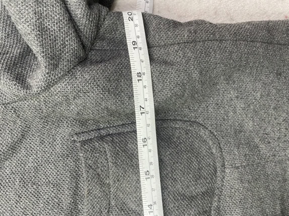 90S VINTAGE BLAZER CLASSIC ΓΚΡΙ ΑΝΤΡΙΚΟ PRE OWNED M
