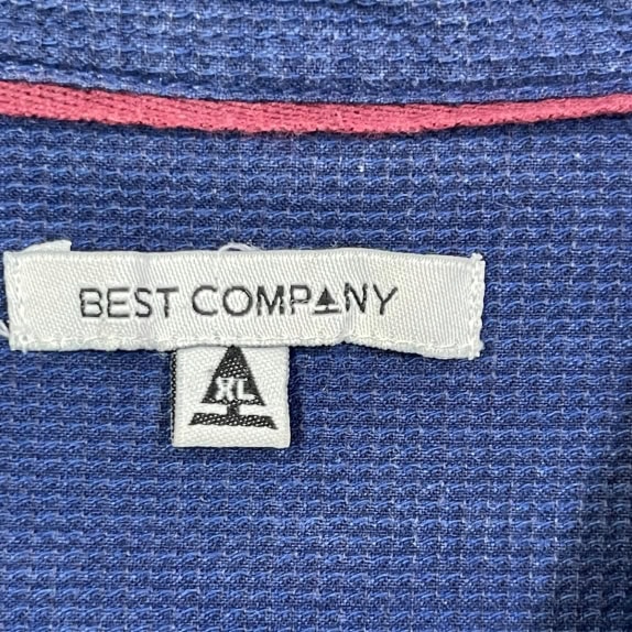 BEST COMPANY CAMICIA MINIMAL BLU DA UOMO PRE-OWNED