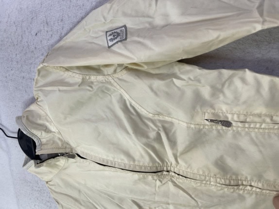 1990s BELSTAFF FOUR TRACK JACKET MINIMAL CREAM ΓΥΝΑΙΚΕΙΟ PRE OWNED XS