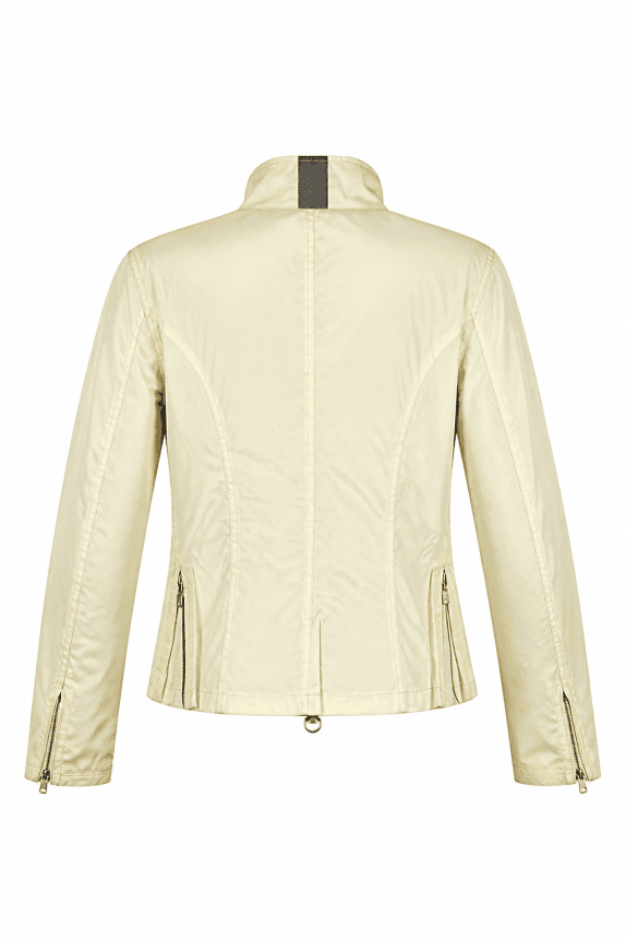 1990s BELSTAFF FOUR TRACK JACKET MINIMAL CREAM ΓΥΝΑΙΚΕΙΟ PRE OWNED XS