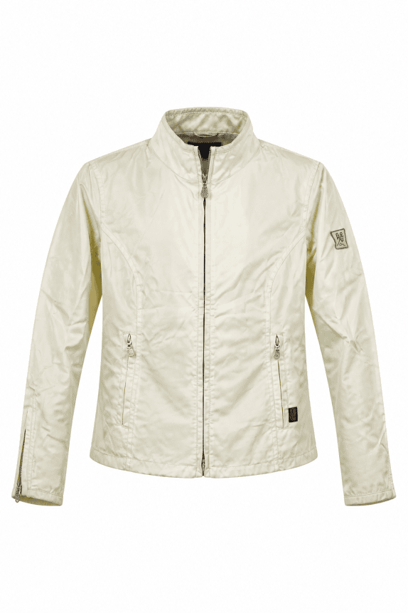 1990s BELSTAFF FOUR TRACK JACKET MINIMAL CREAM ΓΥΝΑΙΚΕΙΟ PRE OWNED XS