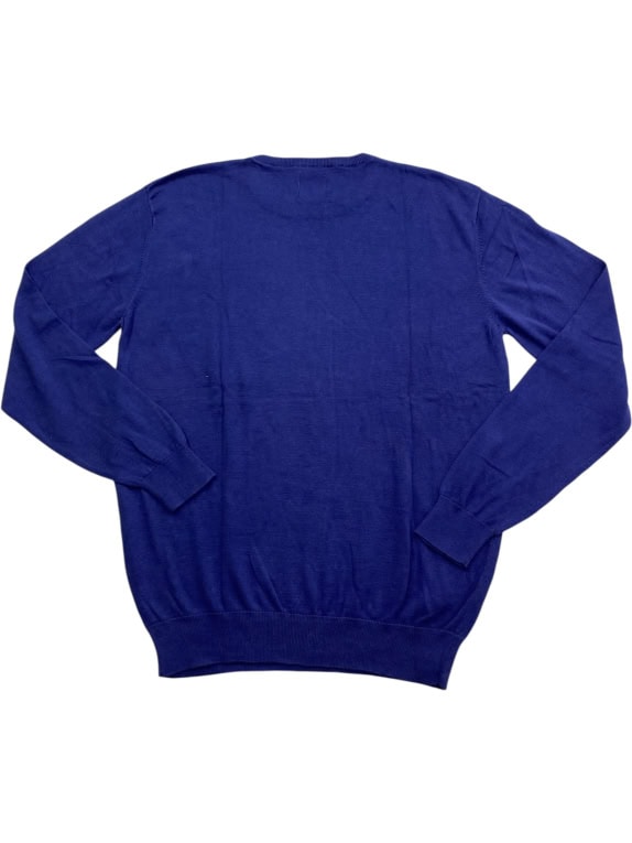 Beverly Hills Polo Club Maglia lavorata a maglia blu da uomo XXL