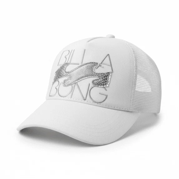 BILLABONG AUTHENTIC ENVIRO CAP cappello trucker con rete bianco