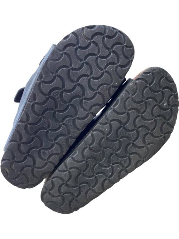 Birkenstock Arizona Μαύρα Δερμάτινα Σανδάλια Διπλό Λουράκι Unisex EU 36