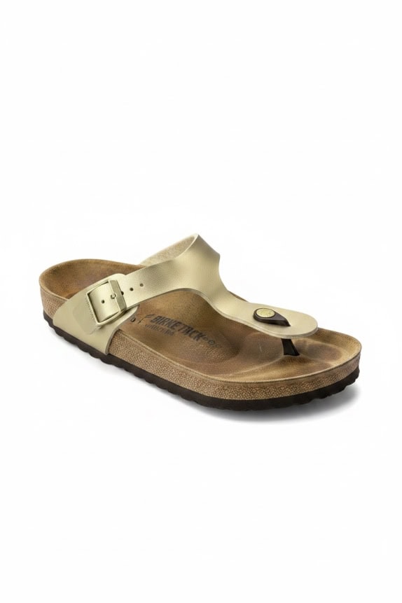 BIRKENSTOCK SANDALS CLASSIC BEIGE UNISEX PRE OWNED EU 39