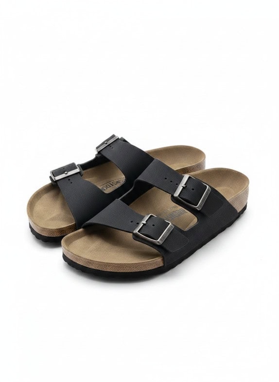 BIRKENSTOCK ΣΑΝΔΑΛΙΑ CLASSIC ΜΑΥΡΟ ΑΝΤΡΙΚΟ PRE OWNED EU 38