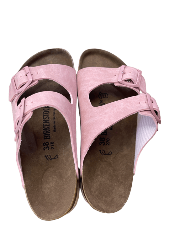 BIRKENSTOCK ΣΑΝΔΑΛΙΑ ΜΕ ΛΟΥΡΙΑ ΜΙΝΙΜΑΛ ΡΟΖ ΓΥΝΑΙΚΕΙΟ PRE OWNED EU 38