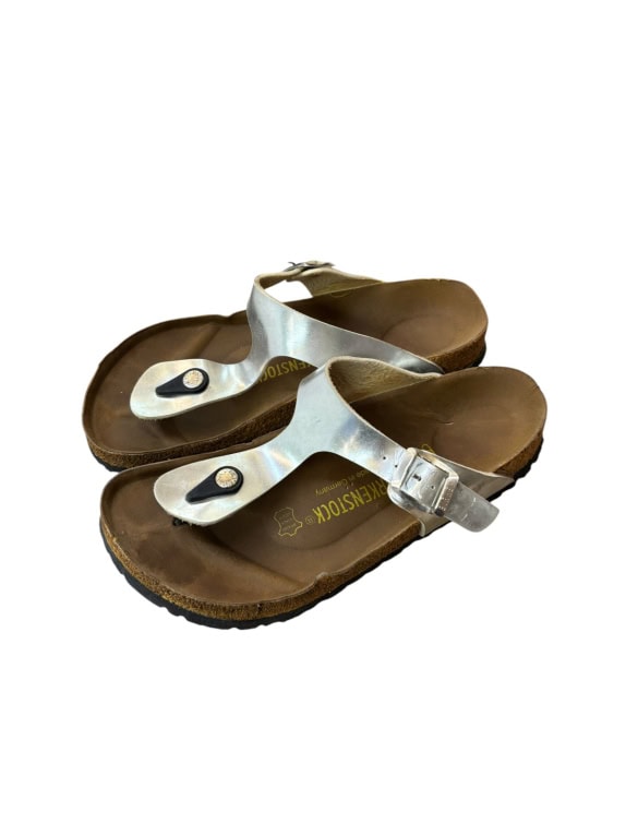BIRKENSTOCK ΣΑΝΔΑΛΙΑ MINIMAL ΑΣΗΜΙ UNISEX PRE OWNED EU 39