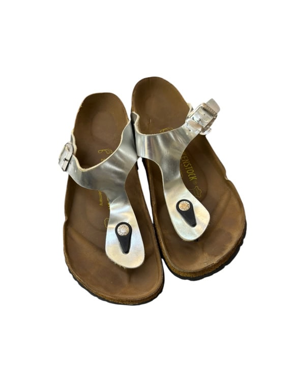 BIRKENSTOCK ΣΑΝΔΑΛΙΑ MINIMAL ΑΣΗΜΙ UNISEX PRE OWNED EU 39