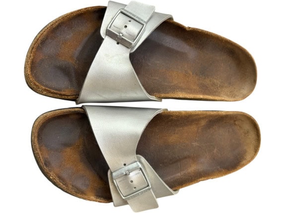 BIRKENSTOCK ΣΑΝΔΑΛΙΑ MINIMAL ΑΣΗΜΙ UNISEX PRE OWNED