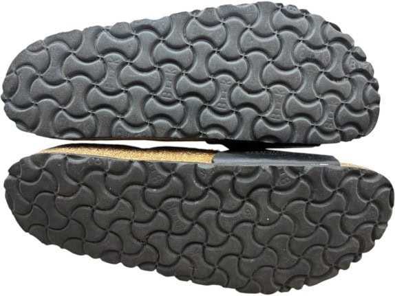 BIRKENSTOCK SANDALS MINIMAL BLACK UNISEX PRE OWNED EU 36