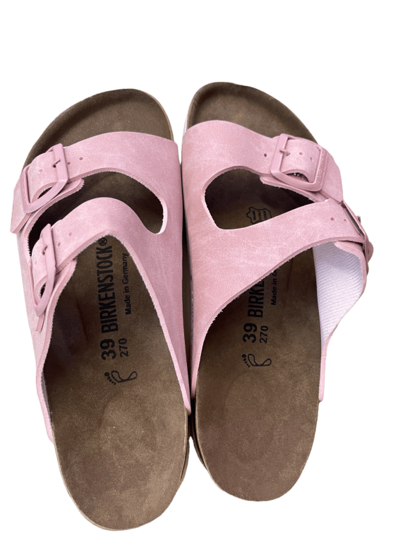 BIRKENSTOCK SANDALS MINIMAL PINK WOMEN PRE OWNED EU 39