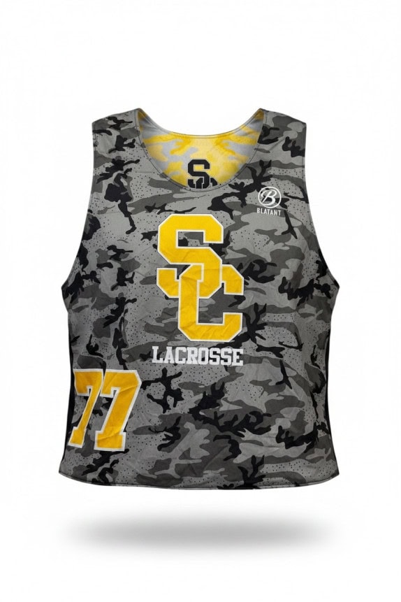 BLATANT SLEEVELESS LACROSSE CAMO YELLOW MENS PRE OWNED