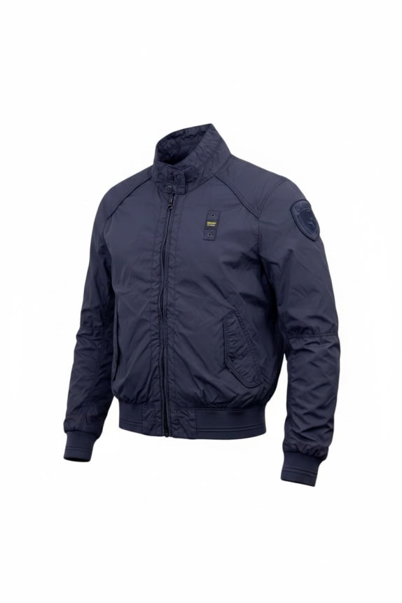 BLAUER ΜΠΟΥΦΑΝ BOMBER LOGO ΠΑΤΣ ΜΠΛΕ UNISEX S