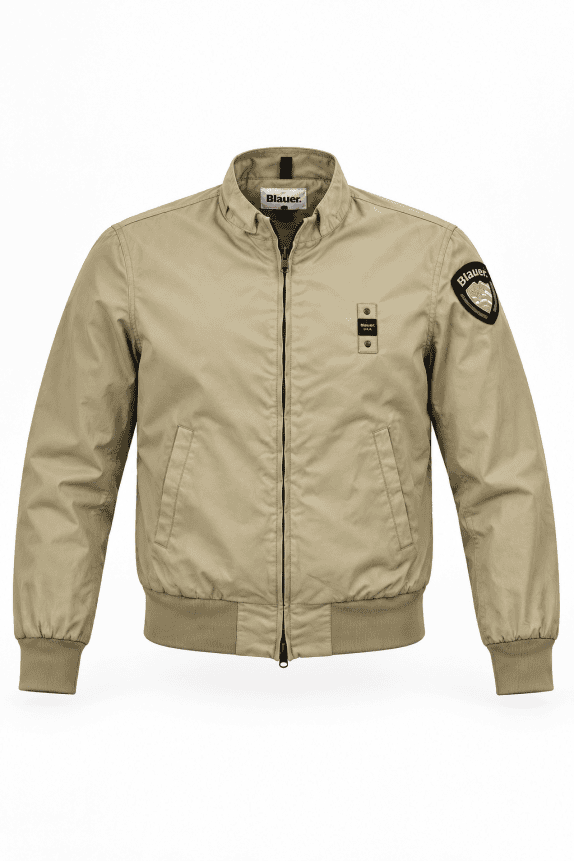 BLAUER ΜΠΟΥΦΑΝ BOMBER VINTAGE PATCHES ΜΠΕΖ ΑΝΔΡΙΚΟ L