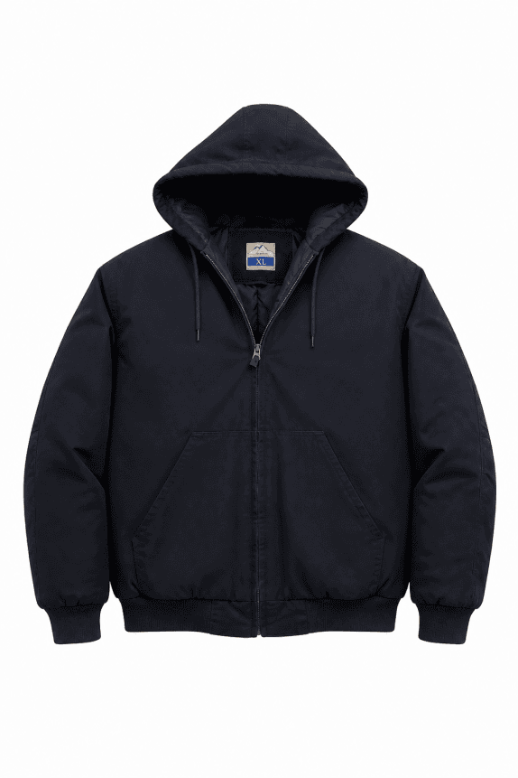 90S BLUE MOUNTAIN WINDBREAKER MINIMAL BLACK MEN PRE OWNED XL